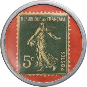 [#345353] �R�C���A�t�����X�AOmnium fran?ais d'?lectricit?�A5 Santimes�ATimbre-Monn�A