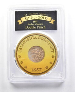 1857�N SS �Z���g�����A�����J �_�u���s���` �J���t�H���j�A�S�[���h�_�X�g �{�u�E�G�o���X PCGS *2125