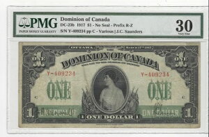1917N Ji_ DC-23bA$1 V[ȂAR-Z SN# Y-409234 Sau : PMG VF-30