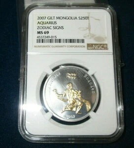 S 250t ANGAX ]fBAbN 24kt  .925  1/2 IX RC 2007 NGC MS69