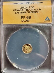 2014NJi_ 25Zg C[X^V}X v[t 9999 sA ANACS PF69 Only1Finer