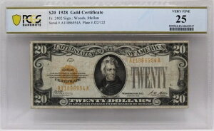 20h 1928N ؖ Fr.2402 TC EbY PCGS VF25 (113PID)