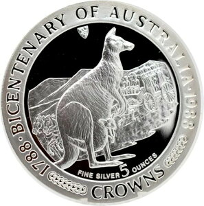 5IX Vo[ } 5NE I[XgA200NLO 1788-1988 ݌ɏi