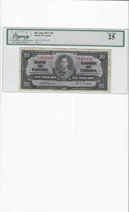 1937N Ji_s BC-24aA$10 Osb/TowAKV[ VF-25 VAԍ A/D 6204444