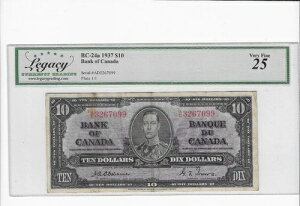 1937N Ji_s BC-24aA$10 Osb/TowAKV[ VF-25 VAԍ A/D 3267099 Rg