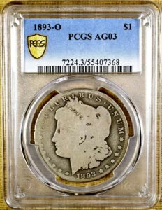 1893-O PCGS AG03 �����K���E�_���[ - PCGS�S�[���h�V�[���h