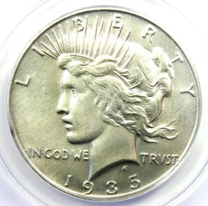 1935-S s[XVo[_[1hRC - ANACS MS60Fڍ (UNC MS)