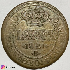 uW - LXXX Reis 1821 B (oC[A) AU - RC - @fc.coins
