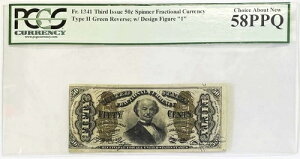 1864-1869N č50Zg tNViXsi[ T2  FR#1327 PCGS CHOICE AU 58 PPQ