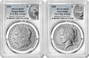 2025N (MS70) [Ks[X Vo[h (2) s FDOI PCGS