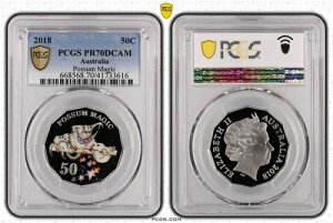 I[XgA 2018N |bT}WbN 50Zg v[t PCGS PR70DCAM Eq gbv|bv #3616