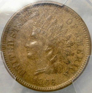 1866/1?6 MPD �C���f�B�A���w�b�h �Z���g/�y�j�[ �� �đł����� ���t���� SNOW#2/FS-301 PCGS AU 50