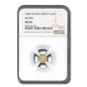 1868N oeBEh 25Zg MS-66 NGC (BG-806)