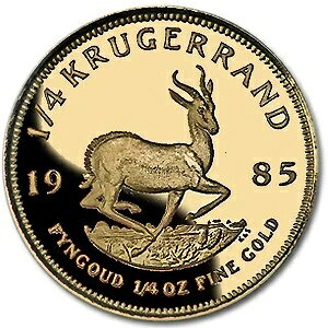 1985年南アフリカ1/4オンスプルーフ金貨クルーガーランド