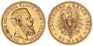 �v���C�Z�� 20 �}�[�N 1888 A �t���[�h���q III �S�[���h Vf-Xf 125047