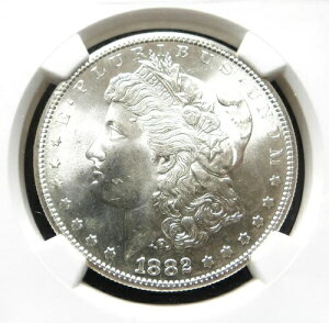 1882-S ���[�K����� NGC MS67 �O���[�h BLAST �z���C�g�R�C��