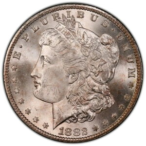 1882-CC �����K����� PCGS MS65 -- �悭�ł���A�����~��Č��򂪂���