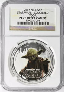 2012N 2h NIUE - X^[EH[Y J[CY 1IX Vo[ [_ PF-70 UC NGC