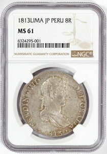 NGC MS61 1813 LIMA JP y[ 8A tFfBih7 