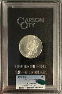 1878-CC �g�b�v100 Vam-11- �z���_�[�ɋL�ڂȂ� GSA PCGS & CAC MS63 �����K���E�_���[