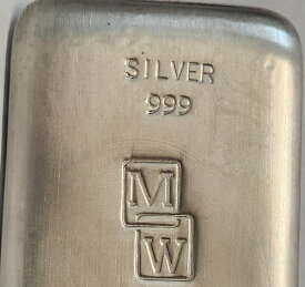オーストラリア 16オンス シルバーバー 地金。本物。99.99% シルバー。鑑定書およびテスト付き。