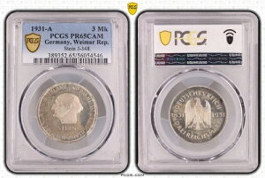 RC 3 CqX}N 1931 A tCw tH V^C PCGS PR65CAM v[t PP nswleipzig