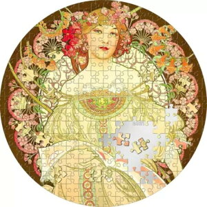 2021 REVERIE Mucha Micropuzzle Treasures 3�I���X �V���o�[�R�C�� 20�h�� �p���I