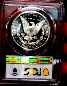 ���[�K�� �V���o�[ �h�� 1887 S PCGS MS 64++++ �K���X PL REV �A���_�[�O���[�h �����X�^�[