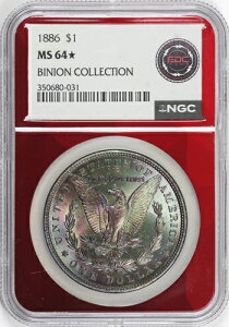 1886�N �����K���E�_���[ 1�h�� NGC MS64 *STAR* �r�j�I���E�R���N�V�����A�����X�^�[�E�g�[�j���O [BN031]