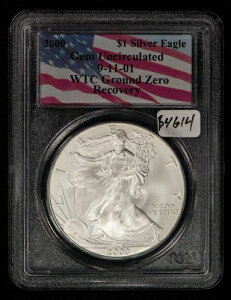 2000N 1IX Vo[ AJC[O WTC OEh[ Jo[ - PCGS Gem UNC - B4614