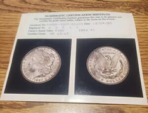 1886�N�����K����� 1�h�� ~ �Ӓ菑�t�� MS65