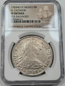 1783 ���L�V�R 8 ���A���X EL CAZADOR SHIPWRECK NGC VF �F�萳�K�i *J780