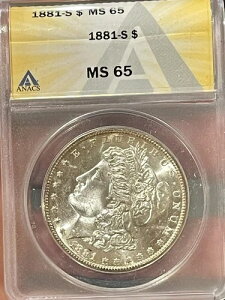 1881-S �����K����� 1�h�� MS65 ANACS�F�� #954