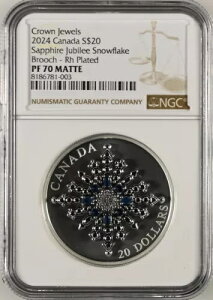 NGC PF70 Ji_ 2024 Tt@CA Wr[ Xm[t[N u[` Vo[ RC 1IX RH bL