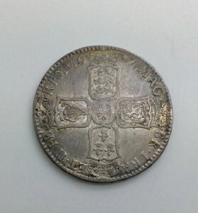 1697�N �C���O�����h 1/2�N���E�� �E�B���A��3�� �V���o�[ �I���W�i�� KM#491.7 �������F����