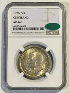 1936�N P �N���[�u�����h / �O���[�g���C�N�X NGC MS-67 CAC �N���[�u�����h ���C���{�[�g�[�j���O