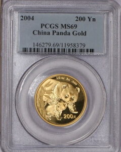 2004�N �S�[���h�p���_ 1/2�I���X 200�� PCGS MS69