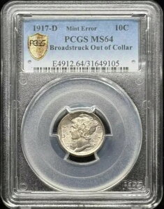 1917N D }[L[_C PCGS MS-64 u[hXgbN ~gG[
