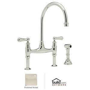 Rohl U.4719L-PN-2 Perrin & Rowe �W���[�W�A������f�b�L�}�E���g�u���b�W�L�b�`���֌�
