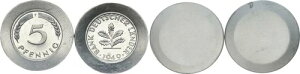 �y�A Probeabschl?ge 5 Pfennig 1949 F IN �V���o�[ �I�� �I�[�o�[�T�C�Y ���E���h �u�����N Pf 65101