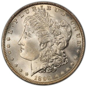 1896-P 1 �h�� �����K�� �_���[ PCGS MS67 - �����Ȍ���̂���u���X�g �z���C�g�A�悭�ł���Ă��܂��B