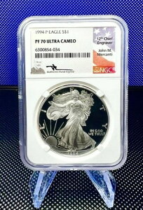 1994�N P�v���[�t �V���o�[ �C�[�O�� PF 70 �E���g���J���I NGC �}�[�J���e�B ���[�|�b�v 319 ??�_�C�������h