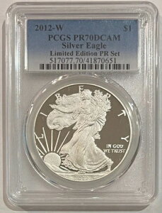2012�N W �A�����J�� �V���o�[ �C�[�O�� PR70 DCAM PCGS ����� PR �Z�b�g - ���Ɋ�