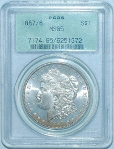 1887/6 P PCGS MS65 VAM-2 �����K����� OGH