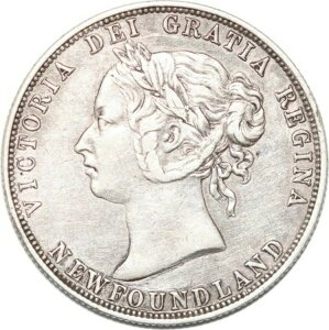 S8587 ���Ɋ󏭁I�j���[�t�@���h�����h�E�J�i�_ 50�Z���g �r�N�g���A 1888�N ��� XF+++++-
