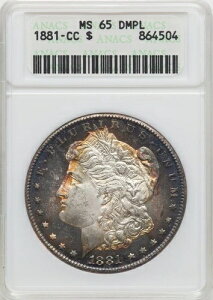 1881-CC K ANACS MS65 DMPL fB[v~[v[tCN 󏭃L[fCg