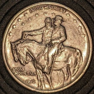 1925年 アメリカ ストーンマウンテン リバティ ハーフドル スタンディングイーグル 美しいディテール 光沢