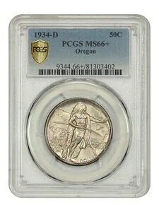 1934-D 50C IS PCGS MS66+ - NVbNVo[LOi - ʔs
