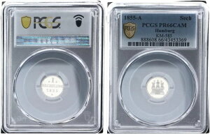 �n���u���N�E�h���C�����O 1855-A PCGS�F��v���[�t PCGS PR66CAM 111070