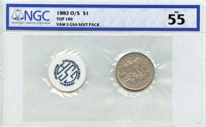 1882-O O S�ȏ� TOP-100 �����K���E�_���[ VAM-5 GSA �\�t�g�p�b�N S$1 NGC AU55